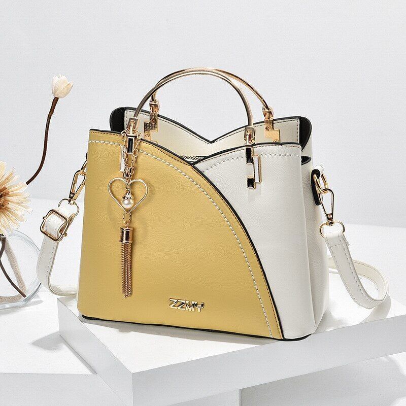 2022 Tassel Bucket Crossbody Bags Luxury Leather Handbags Women Shoulder Bag