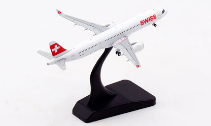 JC Wings SWISS FOR AIRBUS A321neo HB-JPB 1/400 DIECAST Aircraft Pre-built Model