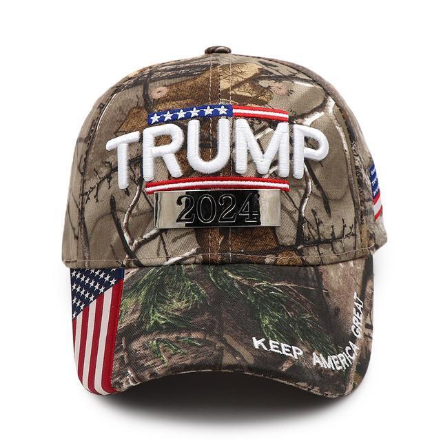 Donald Trump 2024 Cap Camouflage Usa Flag Baseball Caps Keep America Great 3d