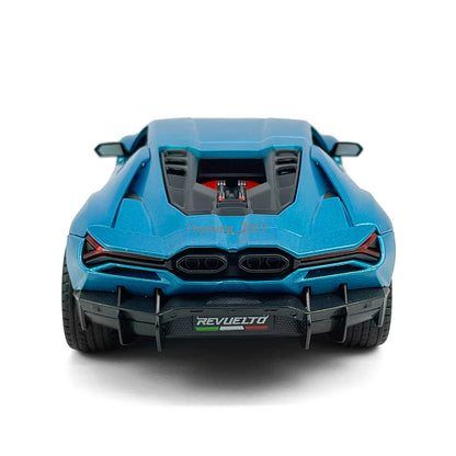 1/24 Lamborghini Revuelto Model Car Diecast Toy Cars Boys Toys Kids Gifts Blue