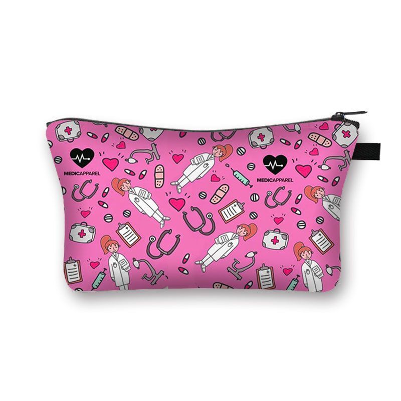 Women Cosmetic Bags Travel Storage Handbags Makeup Bag Toiletry Purse 15*21*13CM
