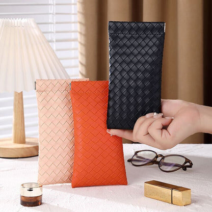 Woven Glasses Storage Bag Glasses Pouch Sunglasses Box Eyewear Protective Cover