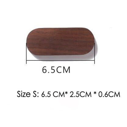 Wall Hooks Wooden Magnetic Hangers Keys Holders Nordic Smooth Edge Display Decor