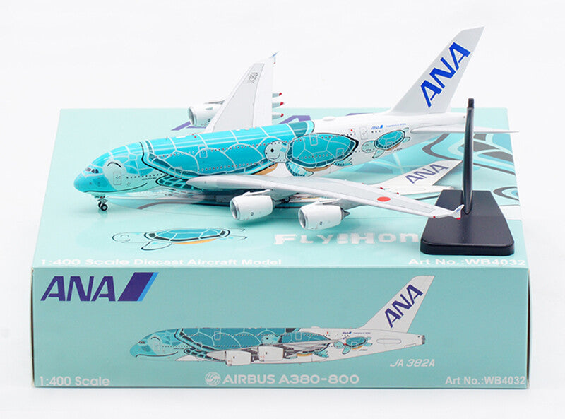 1:400 Aviation ANA AIRBUS A380-800 Passenger Airplane Diecast Aircraft Model