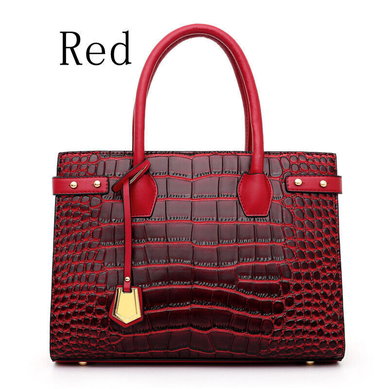 Alligator-patterned handbags, backpacks, handbags, backpacks