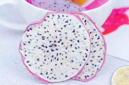 Natural White Pitaya Slices Dried Dragon Fruit Wheels Makes A Healthy Tea