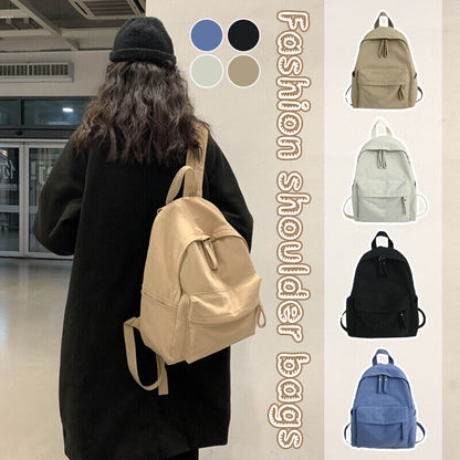 Unisex Students Shoulders Bag College Backpack School Bag Book Anti-theft