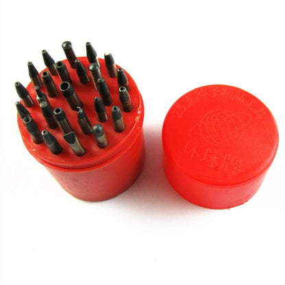 Assorted 25 Sizes Tips Set Punches Staking Watch Repair Punching Tool Set