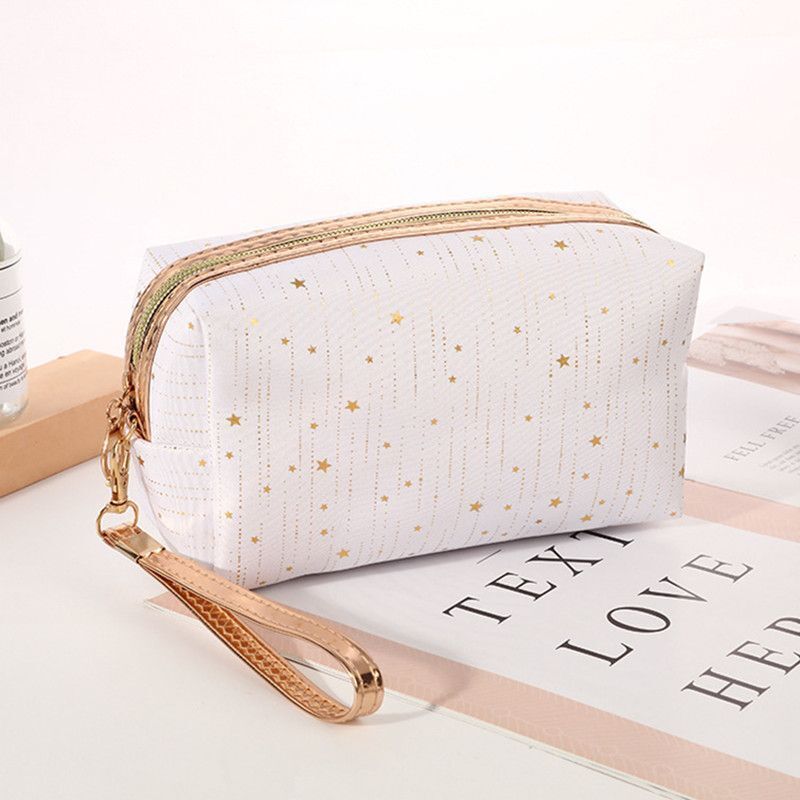 Cosmetic Bag Makeup Organizer Travel Toiletry Kit Zipper Storage Bag Beauty Case