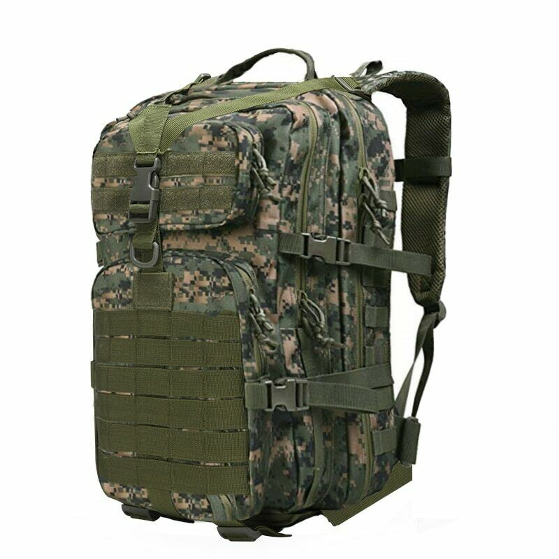 50L Tactical Bag Military Army Backpack Outdoor Multifunction Hiking Rucksack