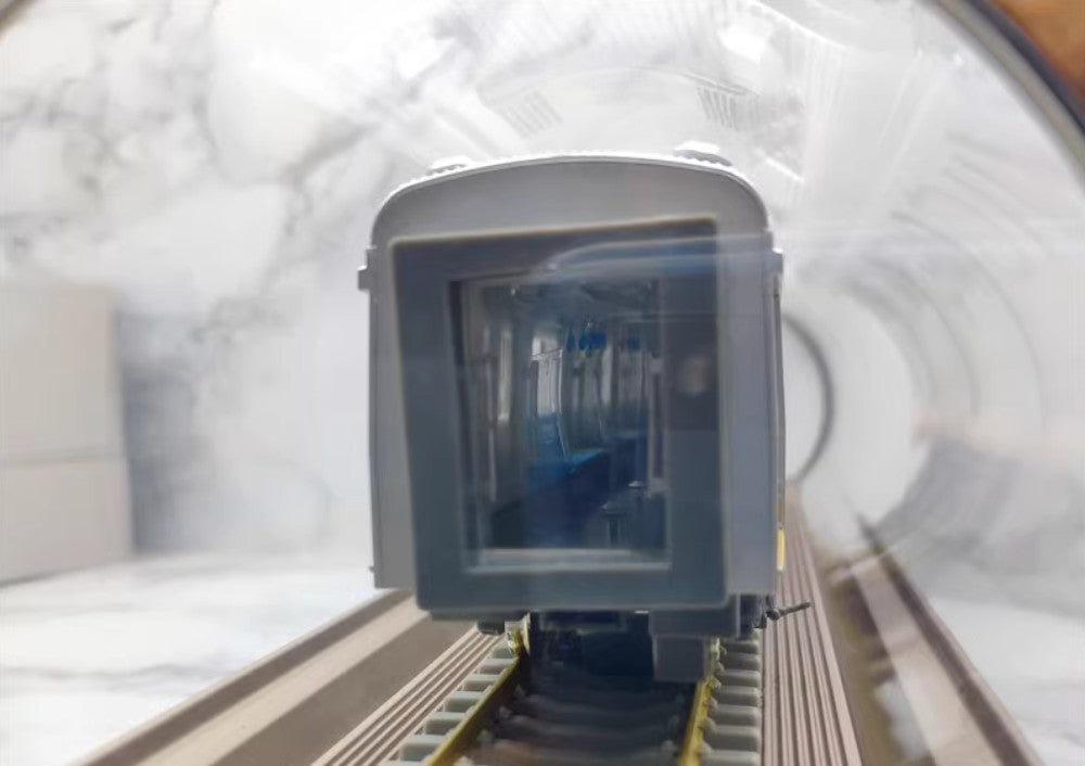 1:68 40CM Beijing Metro Line 7 Passenger Car Trains Vehicle Diecast Model