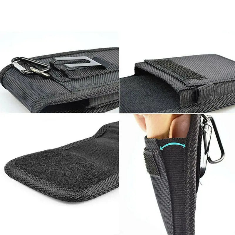 Vertical Cell Phone Holster Pouch Wallet Case With Belt Clip For iPhone Samsung