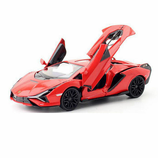 1/32 Lamborghini Sian FKP 37 Model Car Diecast Toy Cars Boys Toys Kids Gifts Red