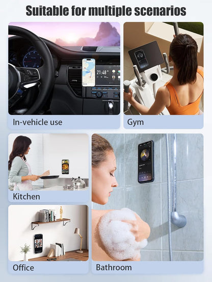 Magsafe Wall Mount, Magnetic Phone Holder with Trackless Adhesive, Compatible wi