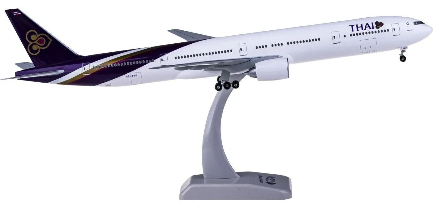 1:200 37CM Hogan THAI BOEING 777-300 Passenger Airplane ABS Plastic Plane Model
