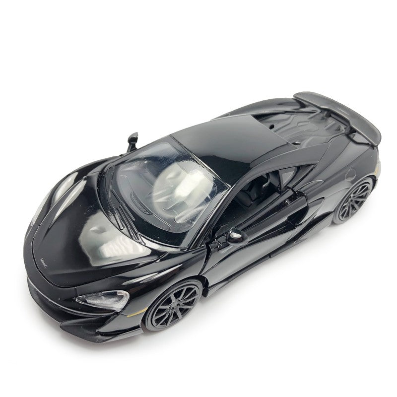 1/32 McLaren 600LT Model Car Diecast Toy Cars Boys Toys for Kids Gifts Black