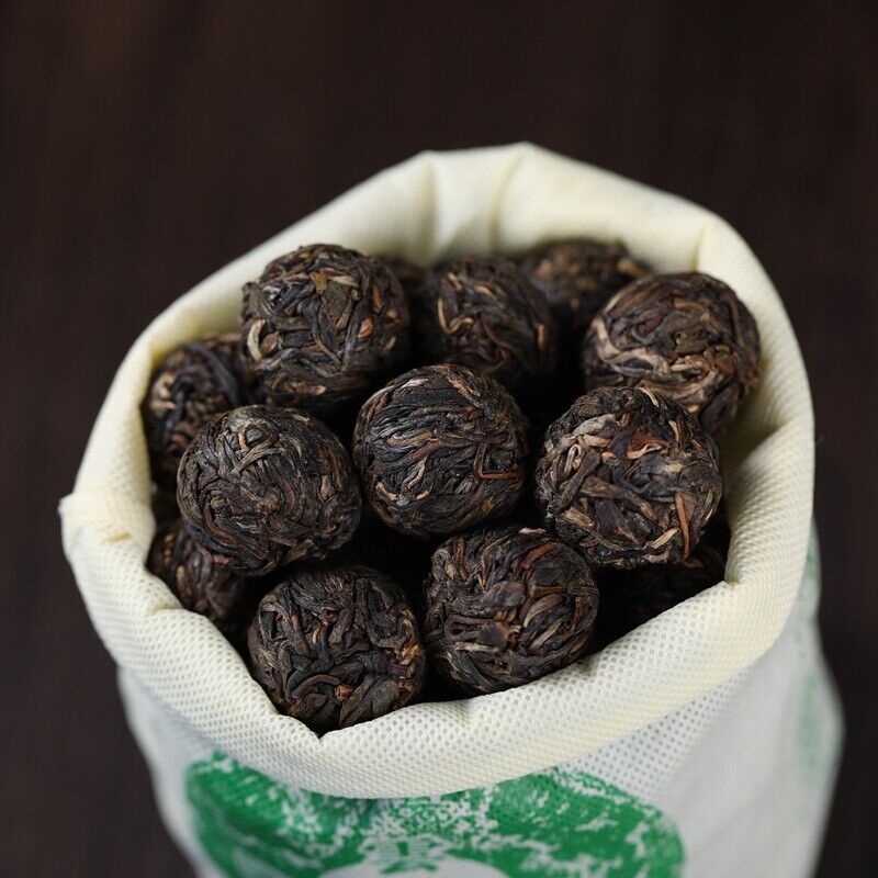 Handmade pearl YiWu puerh tea mini Raw pu-erh puerh tuo tea Uncooked puerh