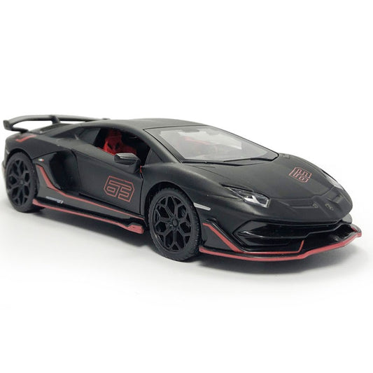 1/32 Lamborghini Aventador SVJ 63 Model Car Diecast Toy Cars Boys Toys Kid Black