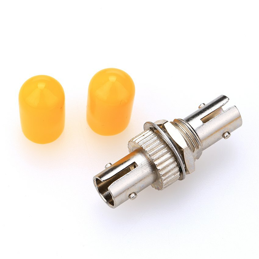 10pcs ST Fiber Optic Adapter Coupler Flange ST-ST Singlemode Fiber Connector