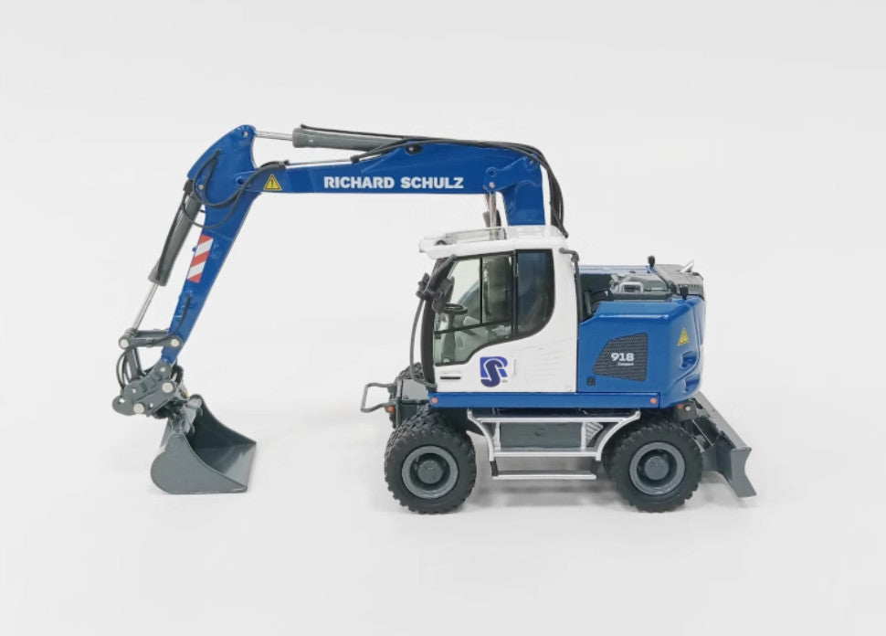 1:50 NZG LIEBHERR A918 Wheeled Excavator RICHARD SCHULZ Machine Diecast Model