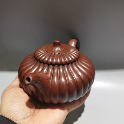 Vintage Chinese Yixing Purple Clay Teapot Zisha Ceremony Collection Rare Large