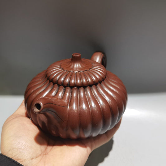 Vintage Chinese Yixing Purple Clay Teapot Zisha Ceremony Collection Rare Large
