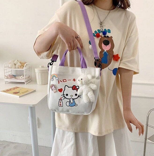 Hello Kitty My Melody Cinnamoroll Handbag Crossbody Bag Fashion New Shoulder Bag