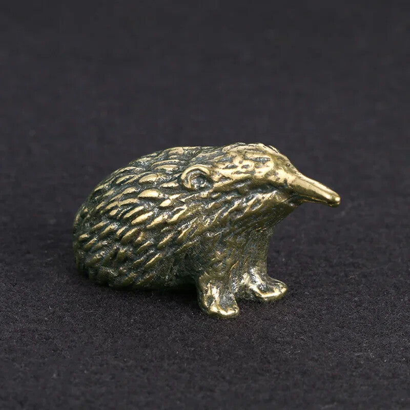 Copper Mole Figurines Mini Antique Home Decor Ornament Toy Office Tea Pet