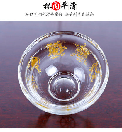 1pc 8cm Crystal Auspicious Water Bowl Tibetan Buddhism Cup Buddha Supply Bowl
