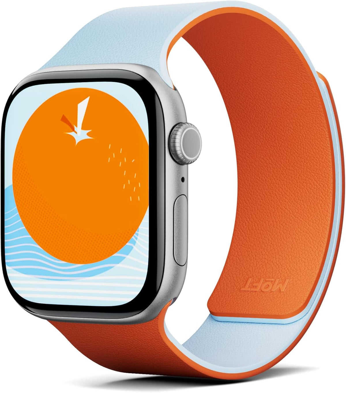 Snap Duo Watch Bands Compatible with Apple Watch, Quick Magnetic Wear, Duo-Color