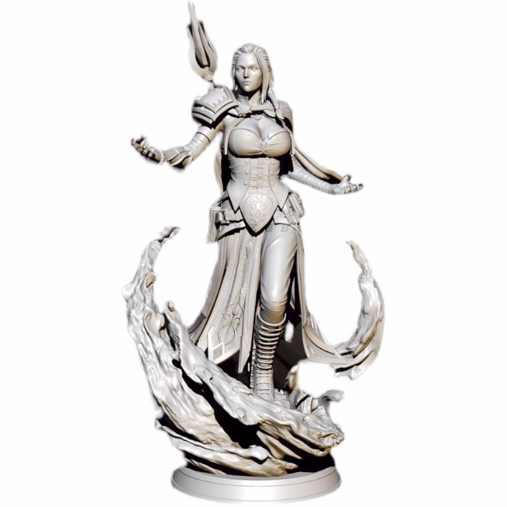1/35 resin figure model kit Fantasy Mage Gianna Unassembled Unpainted