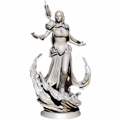 1/35 resin figure model kit Fantasy Mage Gianna Unassembled Unpainted