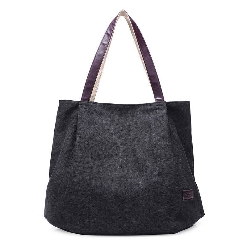 Leisure Canvas Bag Large Capacity Purse Fashion Versatile Handbag Bags Polyester
