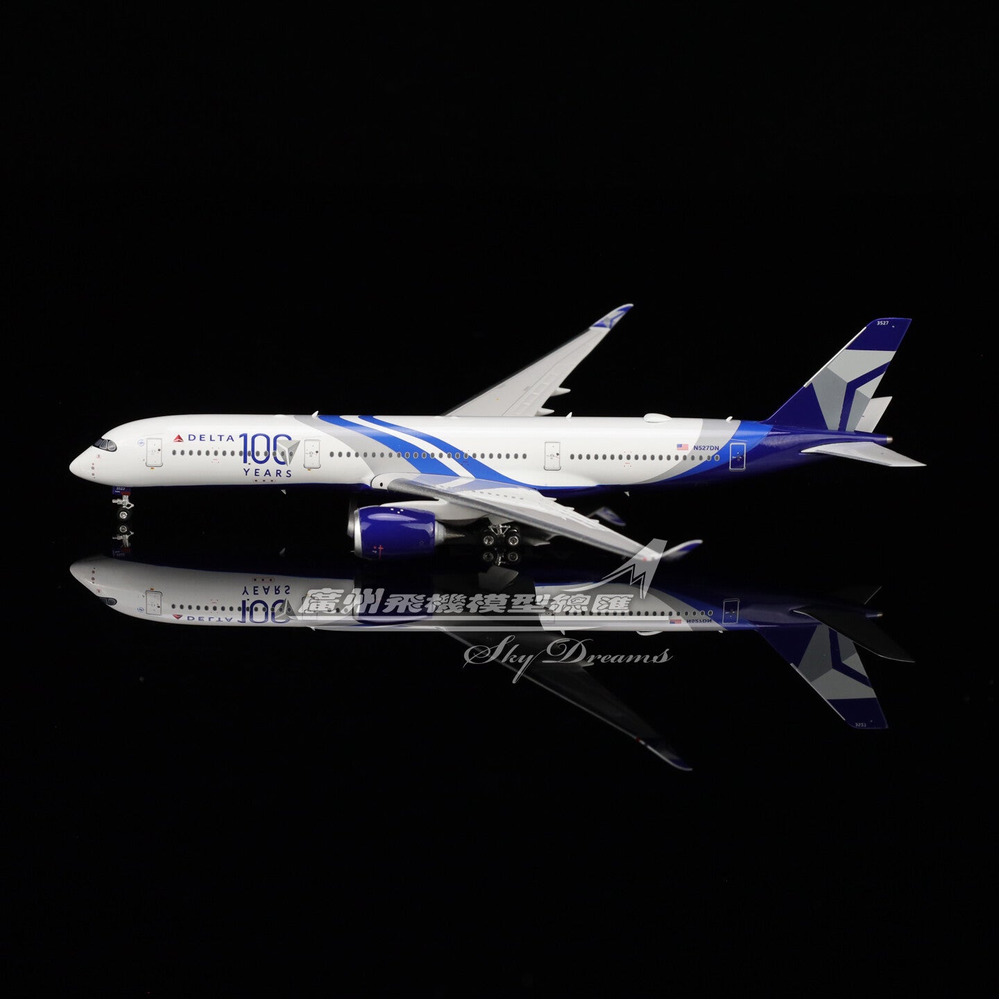 1:400 Phoenix DELTA AIRBUS A350-900 Passenger Airplane Diecast Aircraft Model