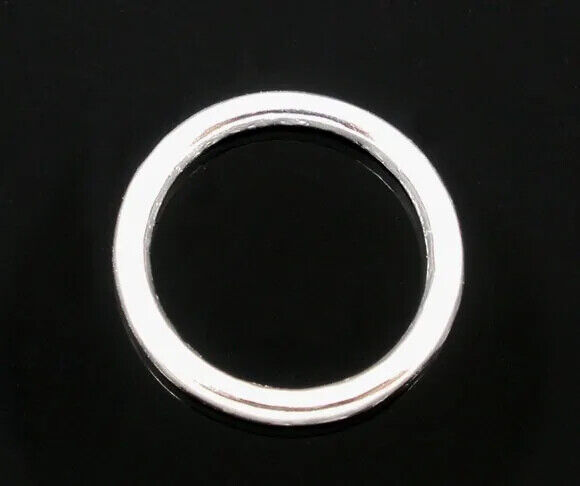 500pcs Jump Rings Soldered Closed 6mm Wide 4.2mm Hole Jewelry Making Findings