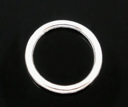 500pcs Jump Rings Soldered Closed 6mm Wide 4.2mm Hole Jewelry Making Findings