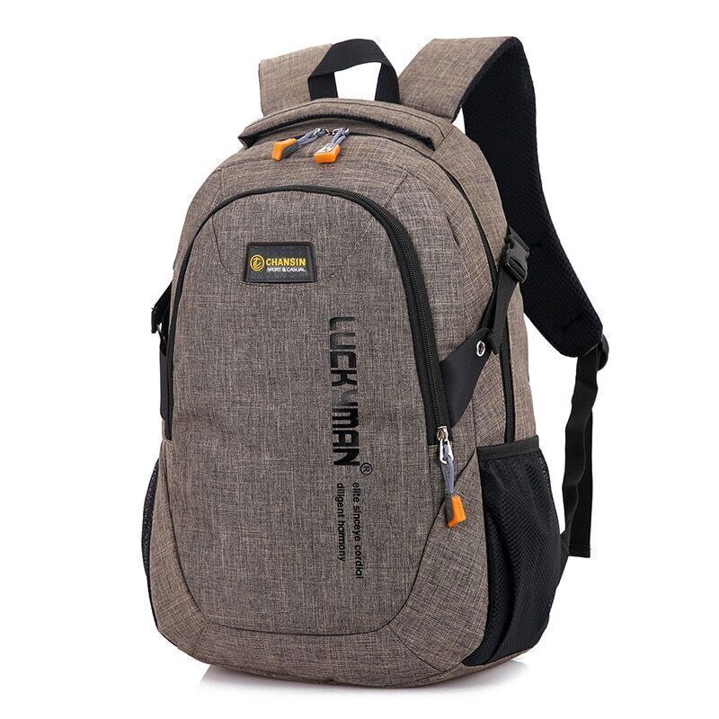 Oxford Laptop Backpack Student College School Bags Man Teenages Computer Men