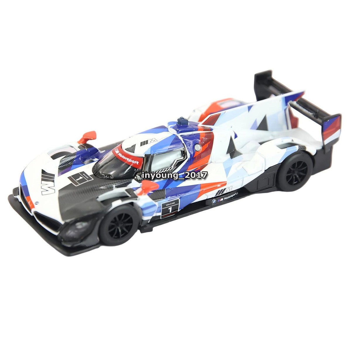 1/45 Scale 2024 BMW M Hybrid V8 Model Car Metal Diecast Toy Cars Collection Blue
