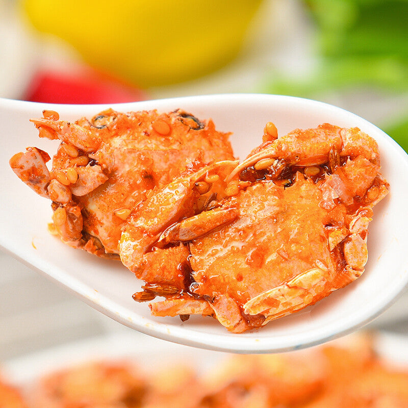 Spicy Crab.Crispy Meat Crab Ready-to-eat 85g/Bag.Cooked Snack Spicy Seafood Crab