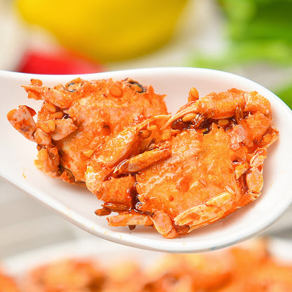 Spicy Crab.Crispy Meat Crab Ready-to-eat 85g/Bag.Cooked Snack Spicy Seafood Crab