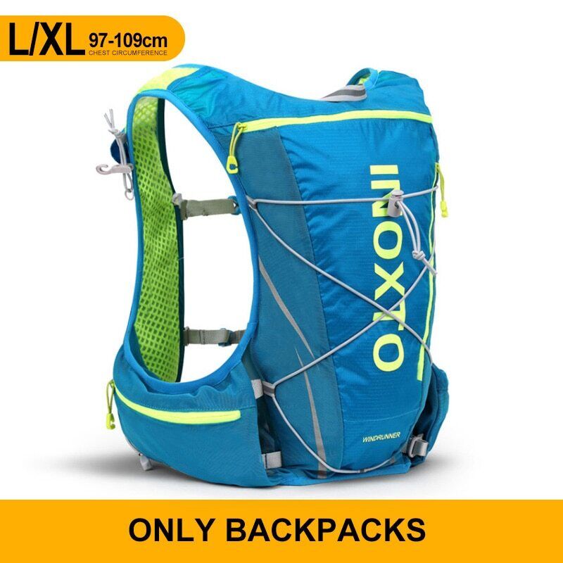 Running Backpack 8L Backpack Hiking Marathon Hydrating Bag 500ml Water Bottle