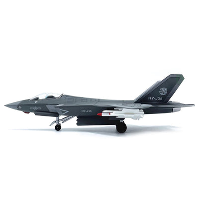 17.4cm 1/100 China Air Force J-35 Fighter Alloy Model Restore Original Airplane