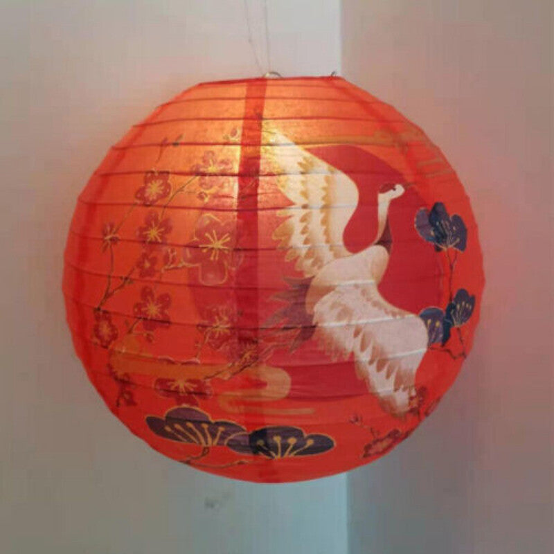Unique Flower Paper Lanterns Chinese Japanese Festival Retro Balls Party