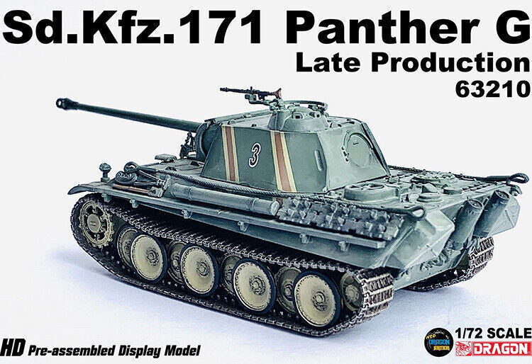 Dragon 63210 1/72 Sd.Kfz.171 Panther G Type Tank Late Type Model