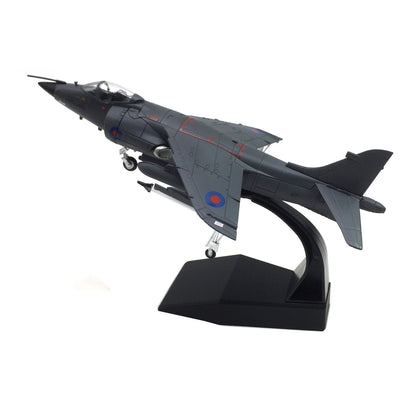UK Air Force 1982 Sea Harrier Fighter 1:72 FRS MKI Statue Model Alloy Aircraft b