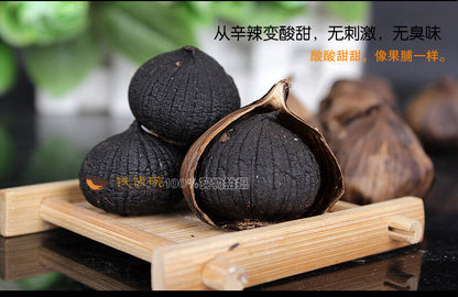 100g~500g 120 Days Fermentation Black Garlic Regulate Blood Sugar Balance Food