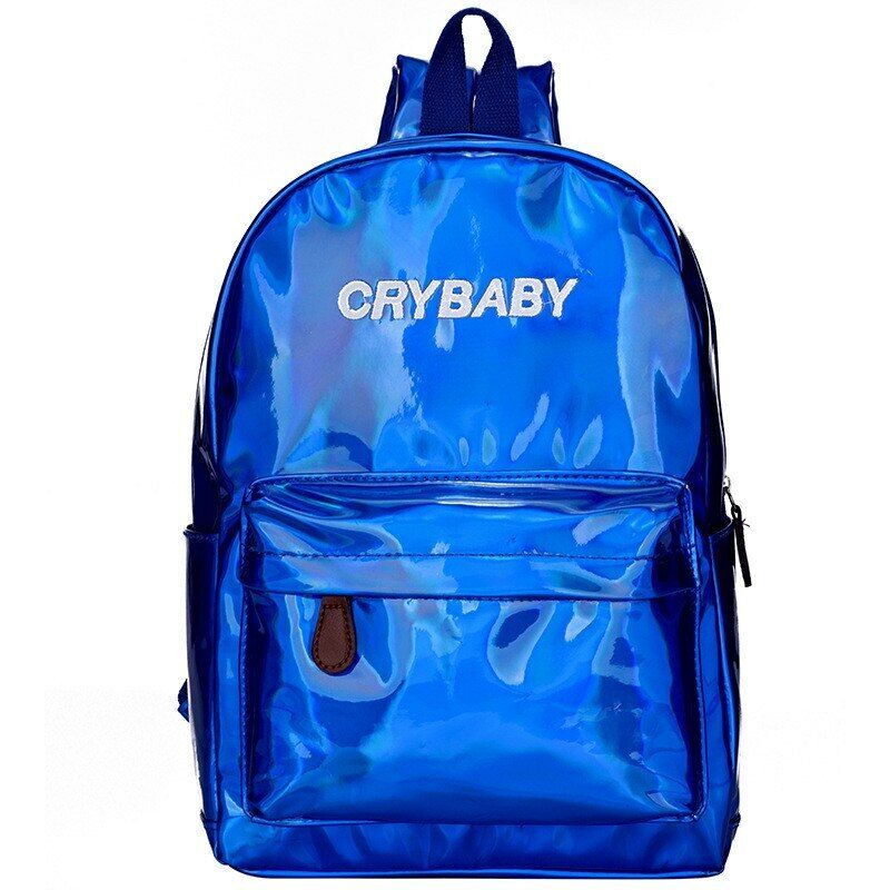 Hip Bag Girl's Women Backpack Shoulder Bag PU Leather School Rucksack Street