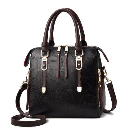 Womens Ladies PU Leather Vintage Backpack Handbag Shoulder Crossbody Bag Tote