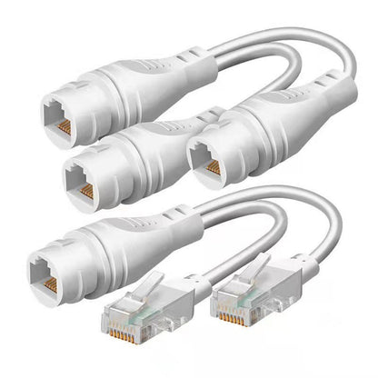 1 to 2 Adapter Network Splitter Poe Switch Connector Rj45 Synthesizer Separator