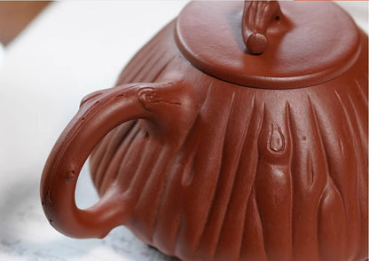 230cc chinese Yixing Handmade Zisha teapot Zhuni ShiPiao Gongfu Hu Tea Pot